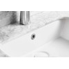 BWE Brushed Nickel Sink Basin Trim Overflow Cover Brass Insert
