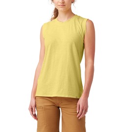 Dickies Women's Tank Top, Yellow, XL