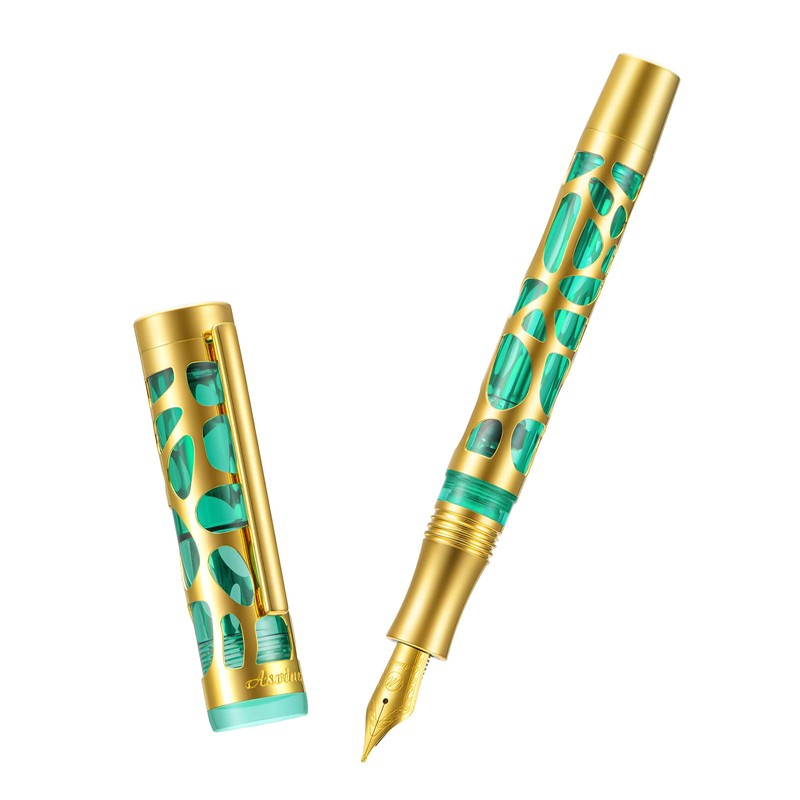 Asvine V169 Vacuum Fill Fountain Pen Iridium Fine Nib Waterdrop