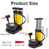 Bike Pump with Pressure Gauge Bicycle Floor Pump Stand for