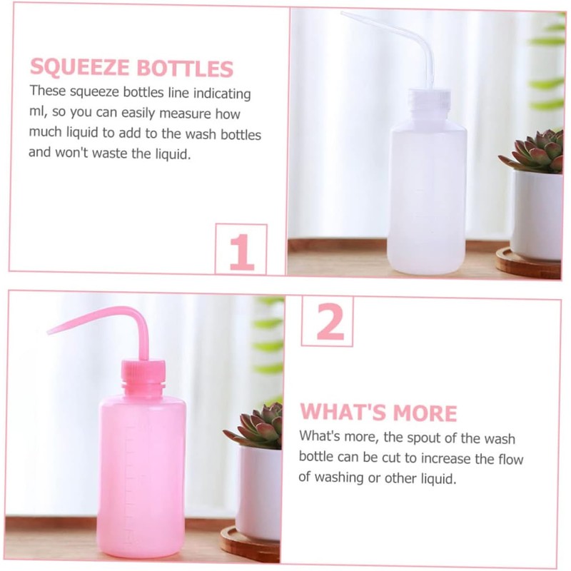 ULTECHNOVO 12piezas Botellas De Lavado Impermeables Para Pestañas Botellas De