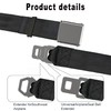 BEANPRECOY 2 in 1 Airplane Seat Belt Extender, Adjustable 7-32"