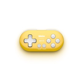 8Bitdo Zero 2 Bluetooth Gamepad Keychain Sized Mini Controller for Switch, Windows, Android, macOS & Raspberry Pi(Yellow Edition)