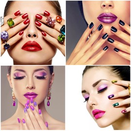 Silicone Practice Fingers for Acrylic Nails, Bendable Fake Nail Training Finger Manicure DIY Nail Art (5-2pcs)