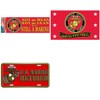 United States Marine Corps Flag License Plate & Bumper Sticker