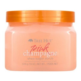 TREE HUT, Pink Champagne Shea Sugar Scrub, Exfoliante Corporal de Azúcar Natural con Manteca de Karité y Esencia de Champán Rosa, Exfolia e Hidrata...