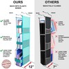 ABRA® 3 Shelf Hanging Locker Organizer for School, Work, Gym,