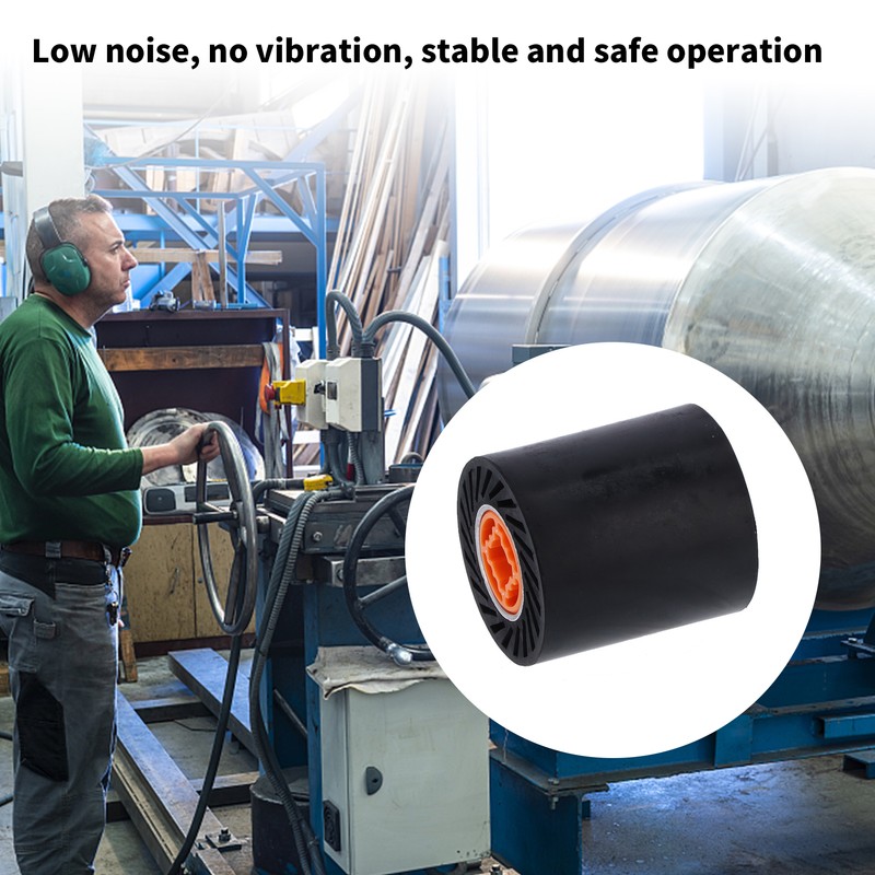 Wire Drawing Wheel Rubber Aluminum Core Polishing Burnishing Sand Roller