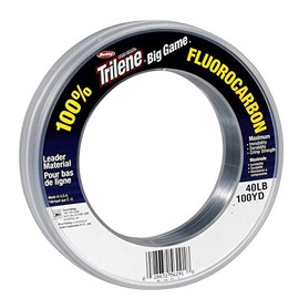 Berkley Big Game Fluorocarbon Leader Line Clear 25 lb, 90m