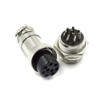 Hxchen 9 Pin Metal Male Female Thread Panel Connector 16mm