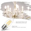 LVWIT B11 LED Filament Bulb E26 Candelabra Medium Base 5000K