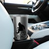 Funny Bigfoot on a Bicycle Cute Biking Yeti Stainless Steel