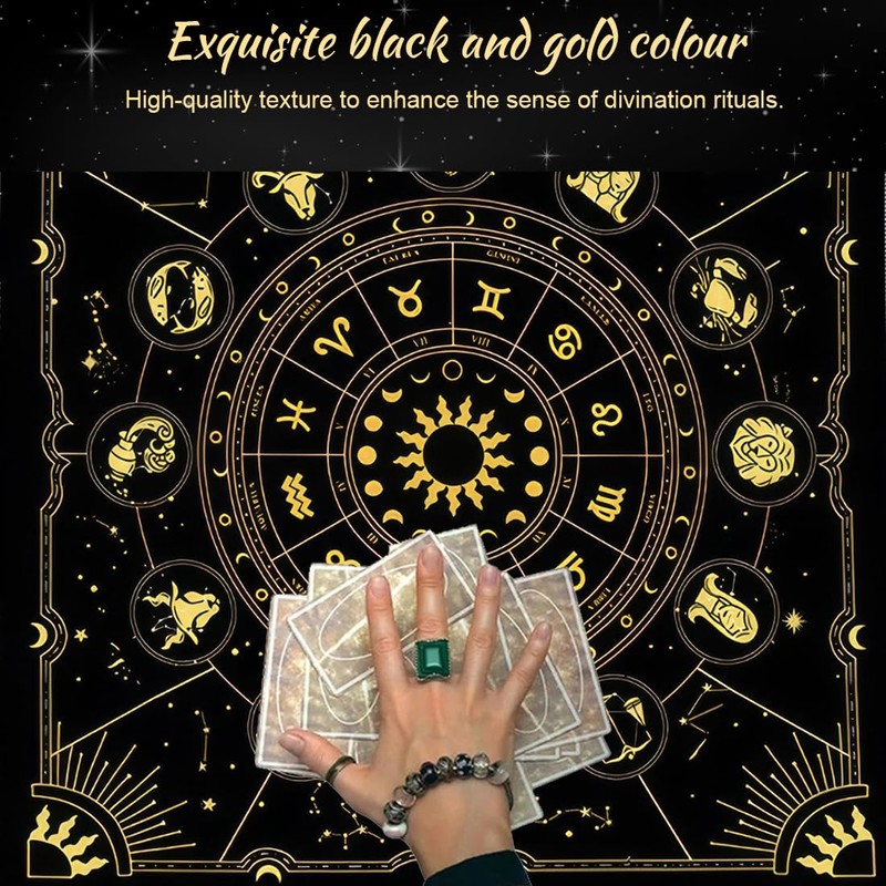 Altar Accessories - Tarot Cloth - Altar Cloth for Rituals,