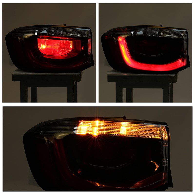Kojem Rear Left Tail Light W/Blub Compatible with 2017-2021 Jeep