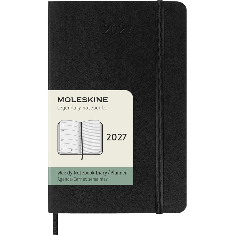 Moleskine Weekly Planner 2027, Soft Cover 12 Month Diary with