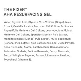 Intelligent Nutrients The Fixer AHA Resurfacing Gel - Formerly Glycolic Gel - Regenerating Plant-Based Chemical Peel Exfoliant Alternative for Face - Cell Turnover to Reduce Fine Lines (1 oz)