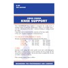 CHAMPION Knee Support Criss-Cross Style Knit Elastic, Beige, Small