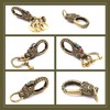 [XP Design] Brass Brass Crown Dragon Key Chain Key Ring