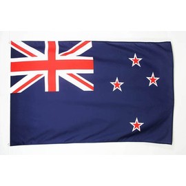 AZ FLAG New Zealand Flag 2' x 3' - New Zeleander –Kiwi Flags 90 x 60 cm - Banner 2x3 ft Light Polyester