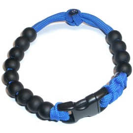 RedVex Ranger Pace Counter Bead Bracelet Choose your color and size - Customization Available (Blue, 8 inch)