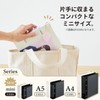 Lihit Lab Myfa Collection File Mini Wide Jet Black F3321-24