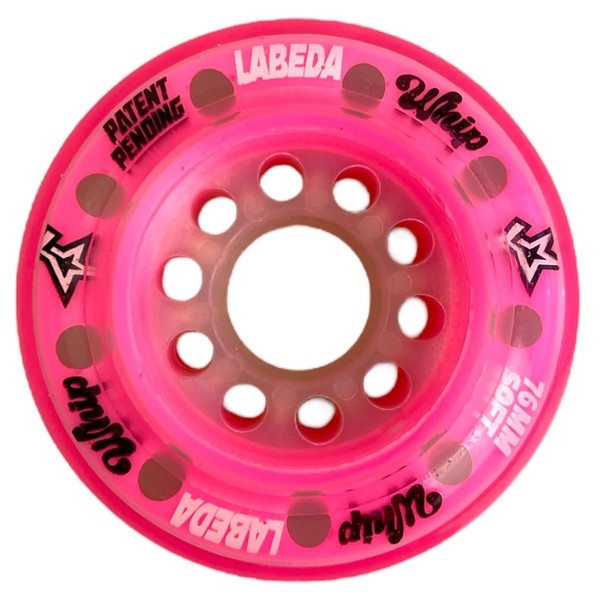Labeda Whips Roller Hockey Wheel - Pink Soft 76mm -
