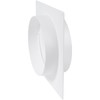 HVAC OV 6" Inch Plastic Straight or Flexible Pipe Flange