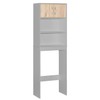 Better Home Products Ace Over-The-Toilet Storage Rack in Light Gray