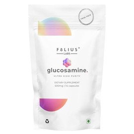 FOLIUS LABS Glucosmine Sulfate Potassium Chloride 750mg for Healthy Joints, Bones and Cartilage — Joint Support Supplement for Men and Women (Trial Pack)
