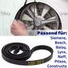 V-belt washing machine Poly-V EL1252 J5 V-ribbed belt for Bosch