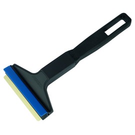 Ice Scraper for Car Ice Scraper Brass Blade 2 Pack Ice Scrapers for Car Windshield Frost Wipe Scraper Snow Scraper for Car Original Murska from Europe Winter Goods (2-Pack L&P A053 Black Blue)