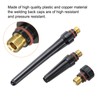 sourcing map 15pcs TIG Back Cap 57Y02 57Y03 57Y04 Fit