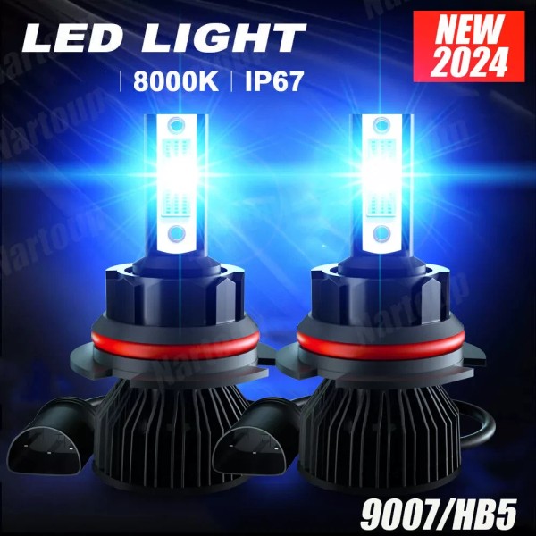 Nartoup 2X Faro Luces Fuertes Para Auto Coche Luz Carro