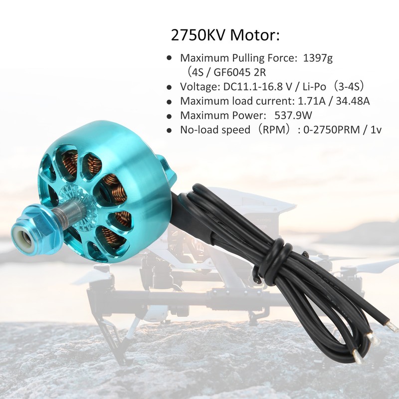 Metal Brushless Motor Replacement with Adapter for Remote Control Drone