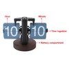 Flip Desk Clock Retro Single Sided Battery Powered Retro Vintage