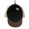 CLAPE Men Winter Baseball Cap, Outdoor Windproof Warm Fleece Trapper