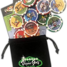 Vegas Golf The Game - Bonus Edition- 12pc Set - The Game You Play On The Course!