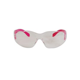 Magid Y10 Gemstone Myst Colored Temple Protective Eyewear with High Viz Pink with Clear Lens (One Pair)