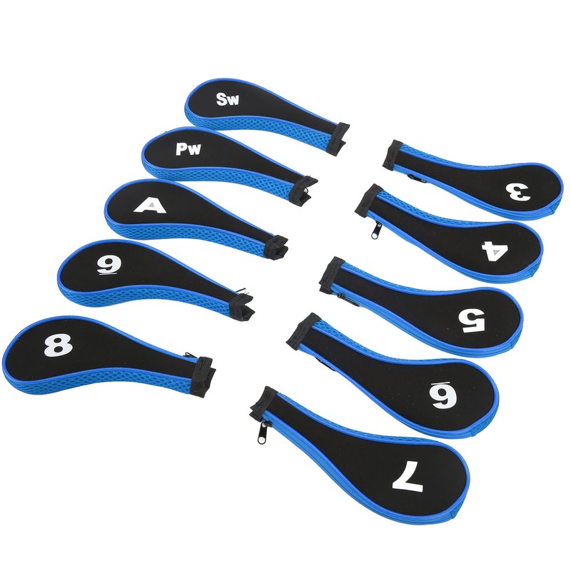 10Pcs Golf Club Head Cover Neoprene Golf Head Cover for