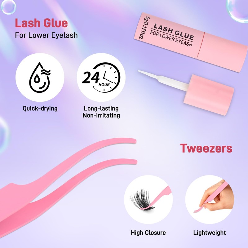 Fenshine Cluster Lashes Individual Lashes Kit 3D WISPY LASH KIT
