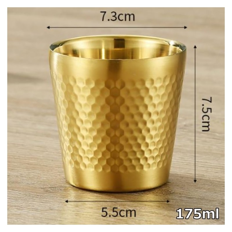 Araragi SUS304 Stainless Steel Tumbler, 5.9 fl oz (175 ml),
