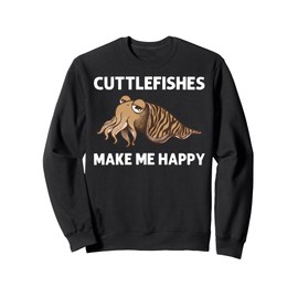 Cute Cuttlefish For Men Women Ocean Animal Lover Fish Sweatshirt
