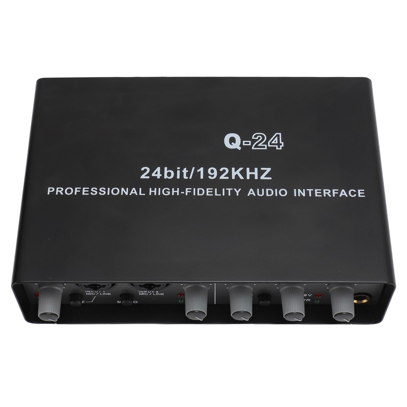 Sound Interface Professional 48V Phantom Power DSP Effect 24 Bit