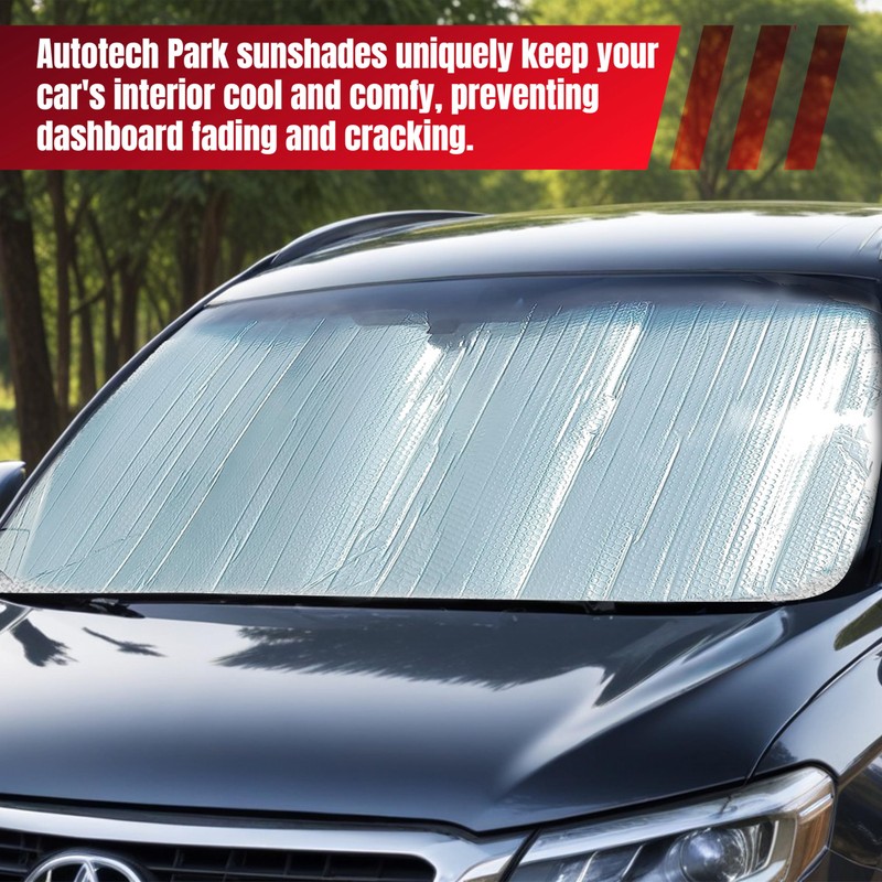 Autotech Park Sunshade Compatible with 2025 Toyota Camry Sedan Front