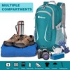 ZOMAKE 40L Foldable Backpack Lightweight Rucksack,Packable Small Backpacks Water Resistant