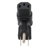 4pcs for NEMA 5‑15P to IEC320 C13 Converter 90 Degree