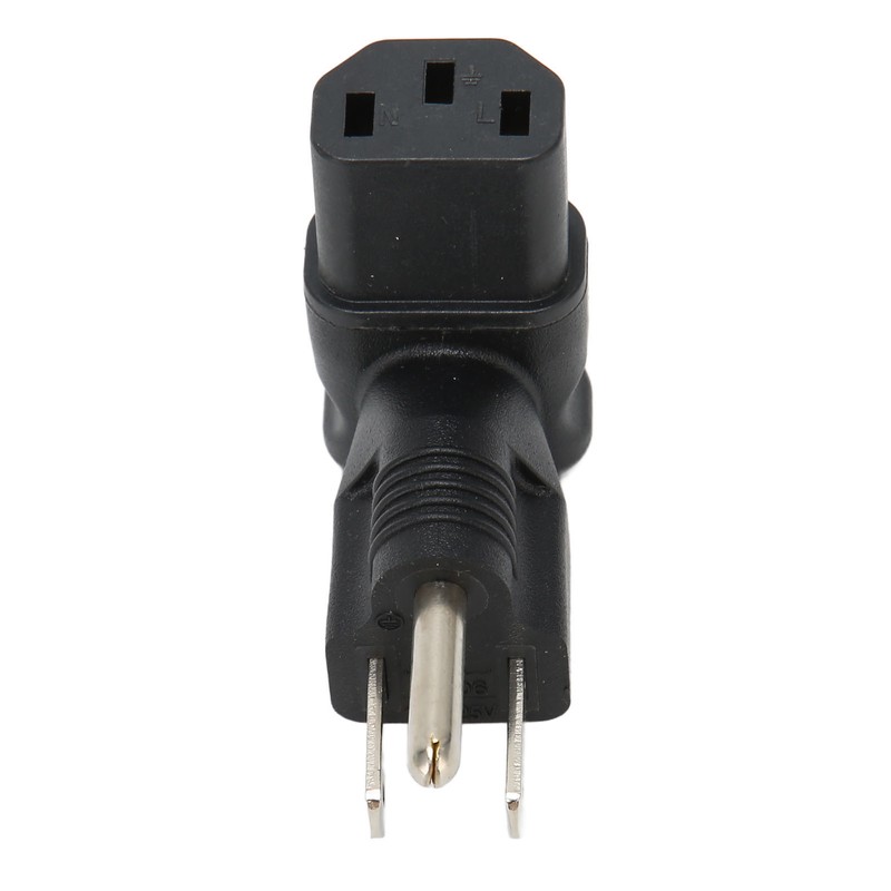 4pcs for NEMA 5‑15P to IEC320 C13 Converter 90 Degree