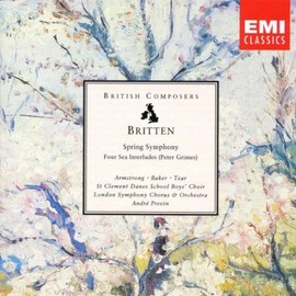 Britten: Spring Symphony, Four Sea Interludes / Previn