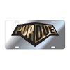 Universidad de Purdue Boilermakers Mirrored tren License Plate Tag