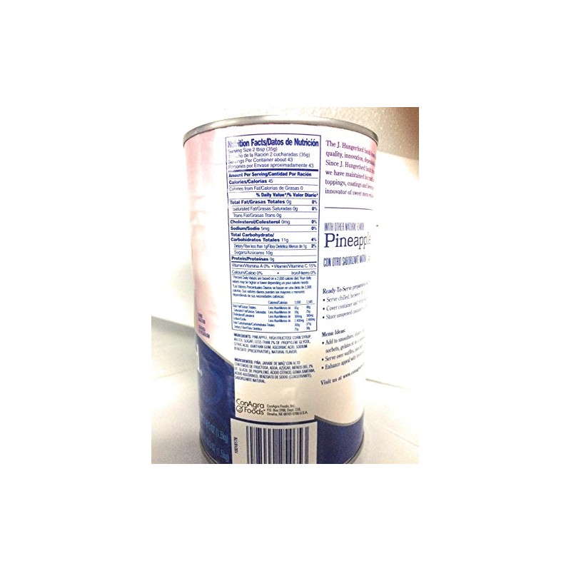 J. Hungerford Smith Pineapple Dessert Topping for Ice Cream